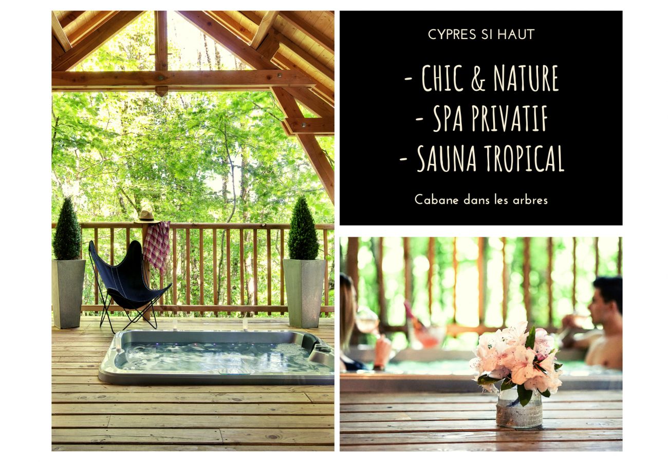 Chalet à Saint-Mexant - Lodge - Spa - Sauna Tropical