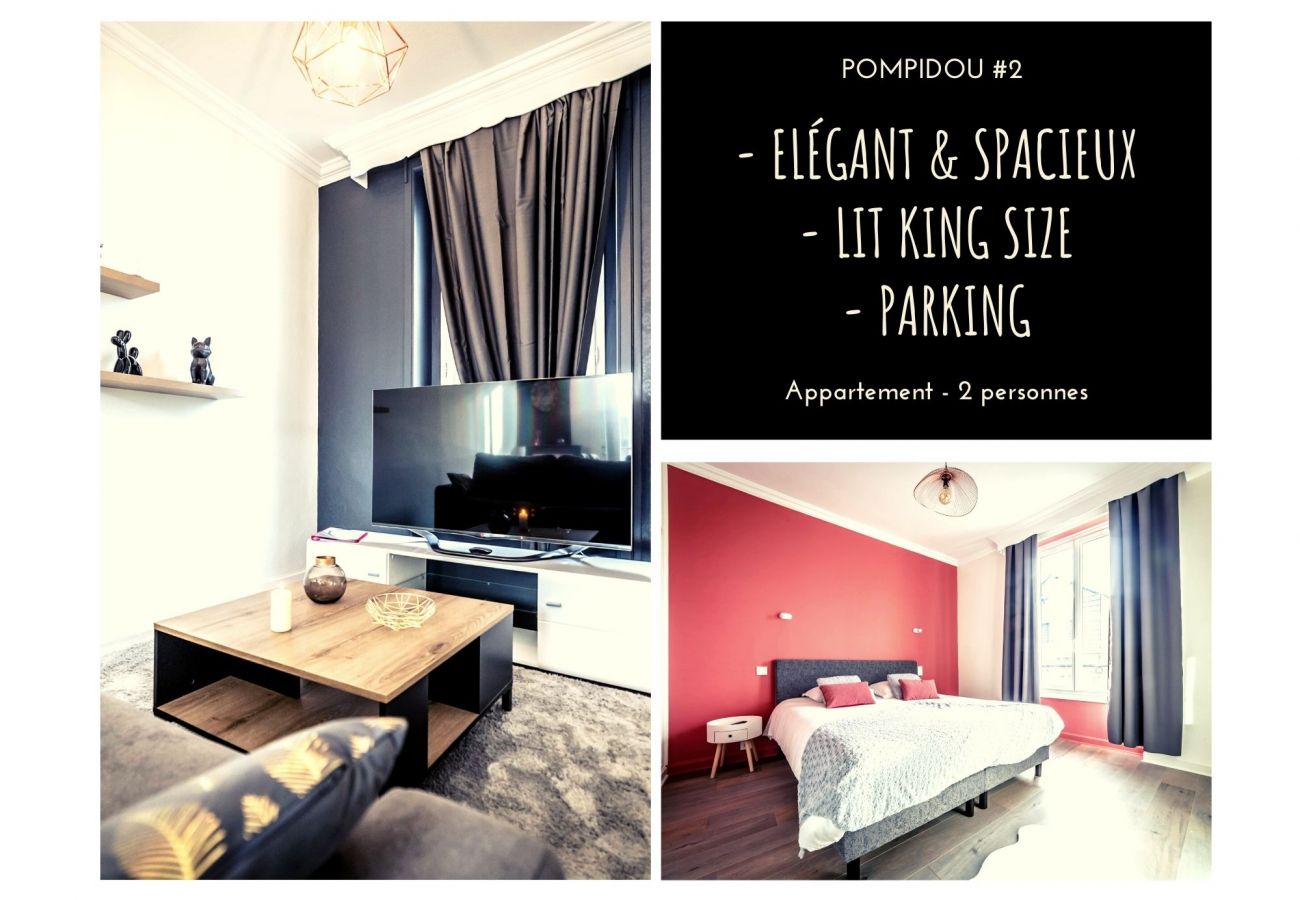 Appartement à Brive-la-Gaillarde - POMPIDOU #2 - Chic & Elégant - 1 chambre