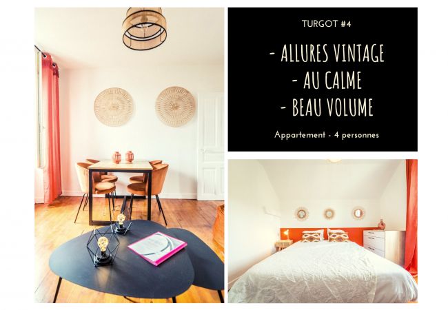 Appartement à Brive-la-Gaillarde - TURGOT #4 - Esprit Vintage - 2 chambres